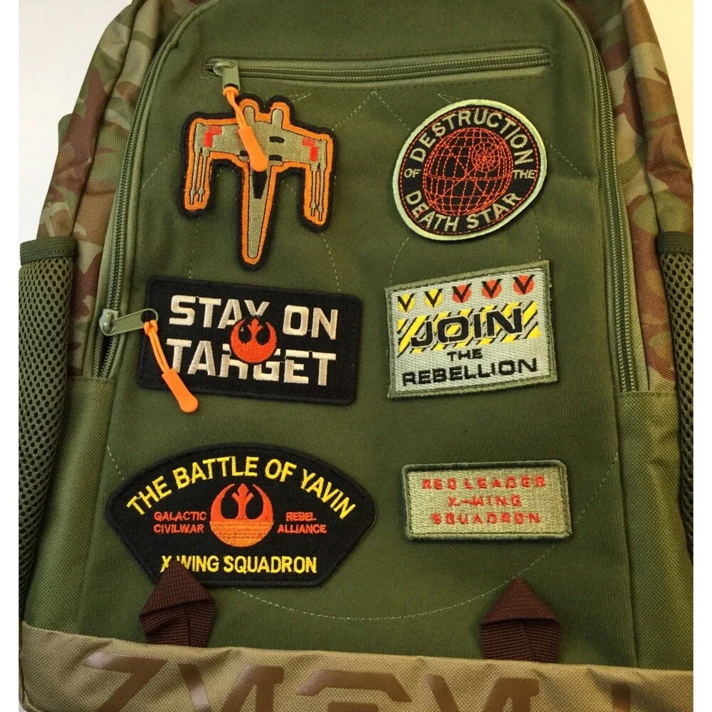 Star Wars Battle Of Yavin Backpack With Removable Patches Culturefly Exclusive